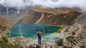Humantay Lake on the Salkantay Trek 4 days route