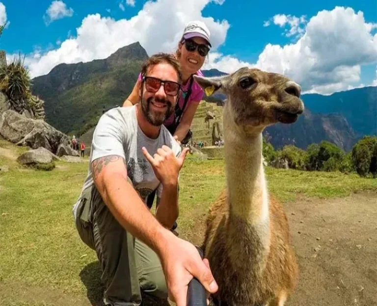 Travelers enjoying a Machu Picchu tour experience