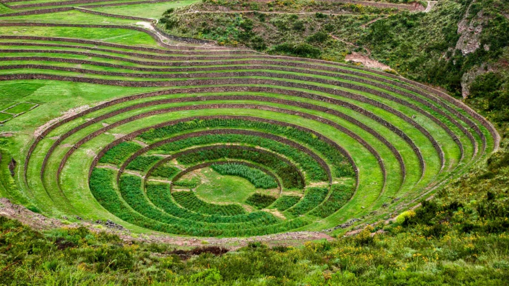 Circular Inca terraces of Moray in the Sacred Valley, Peru – Pacha Peru Explorers