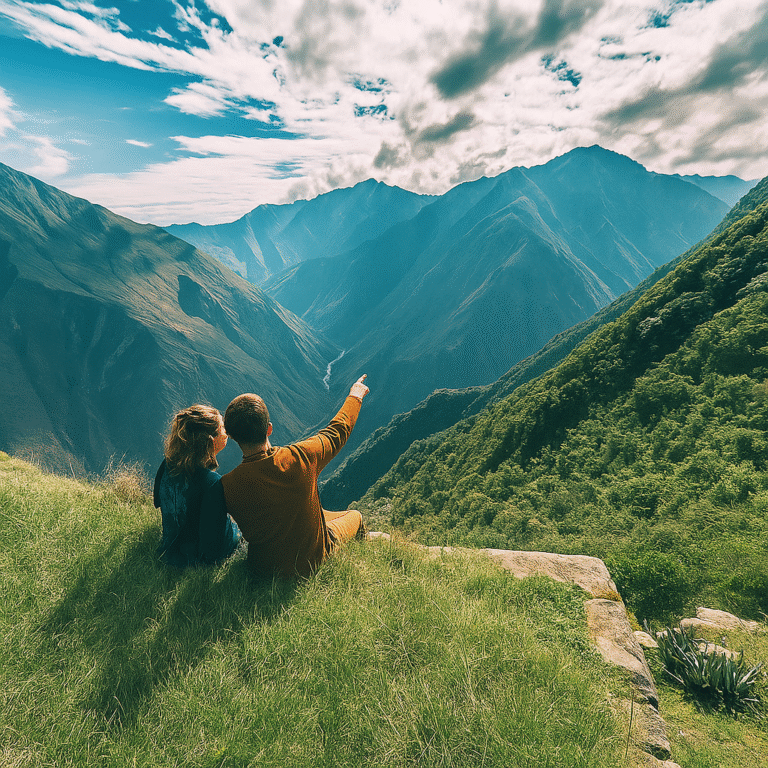 Hikers on the Private Inca Trail 4 Days Tour to Machu Picchu with Pacha Perú Explorers
