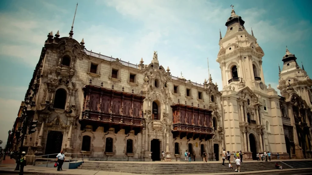 Lima Cathedral and colonial architecture in Lima Historic Center, Peru – Pacha Peru Explorers